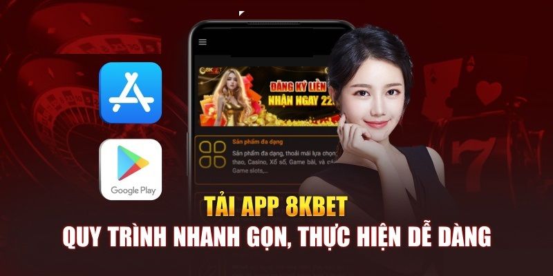 Hướng dẫn tải app 8Kbet trên mobile 